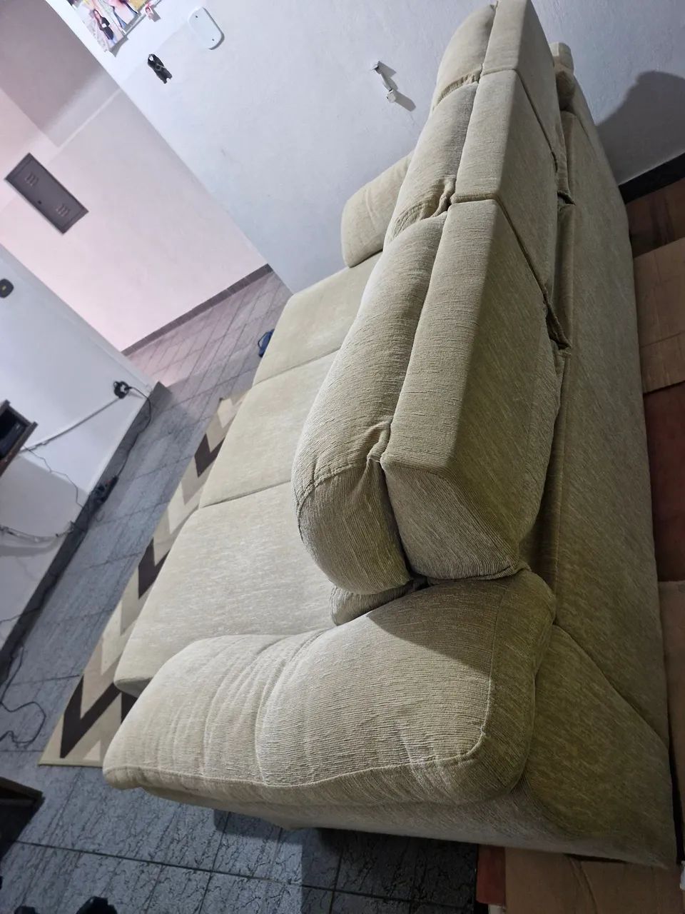 Sofá retrátil 3 lugares - Foto 2