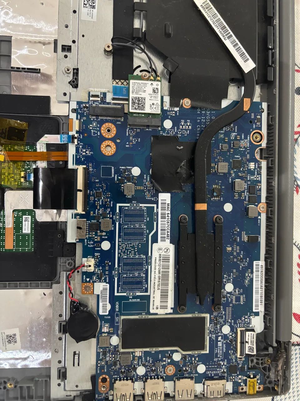 Placa mãe lenovo ideapad 3