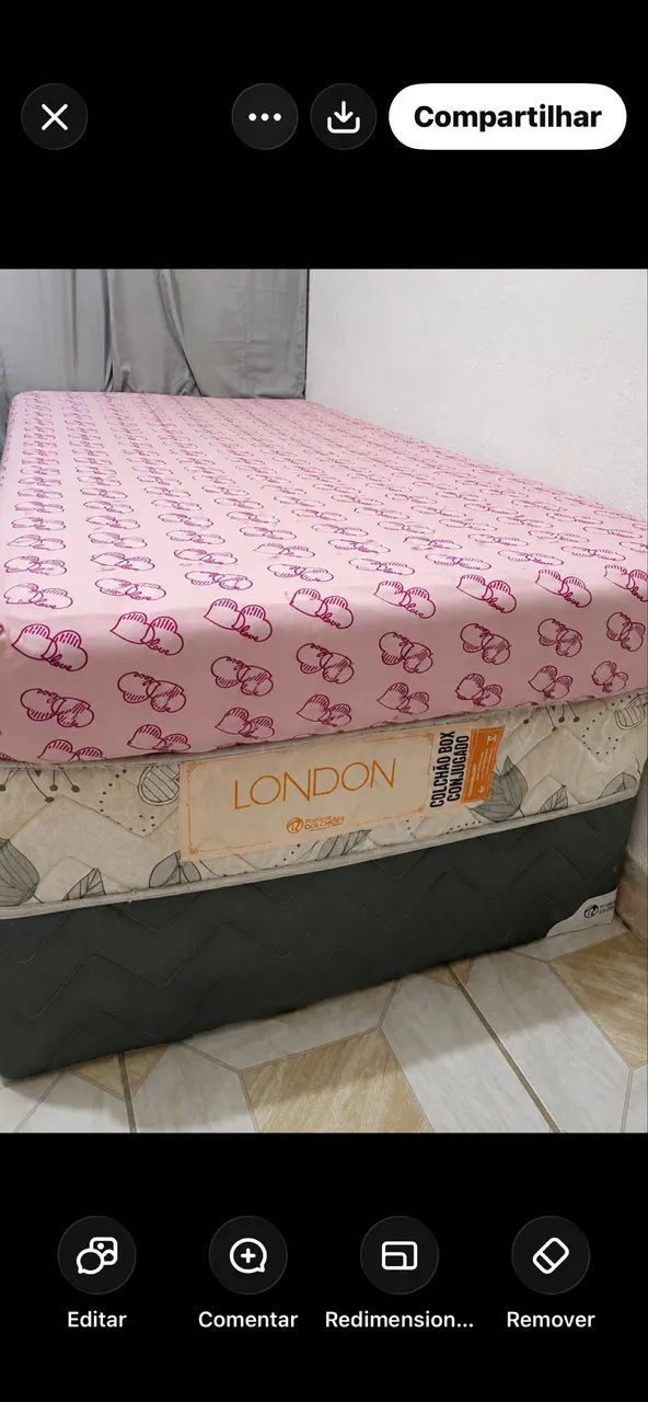 Vende se cama e colchao solteiro  - Foto 2