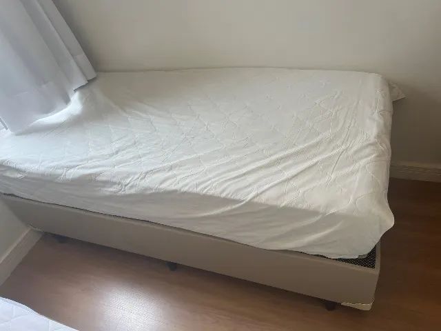 Cama com box solteiro 