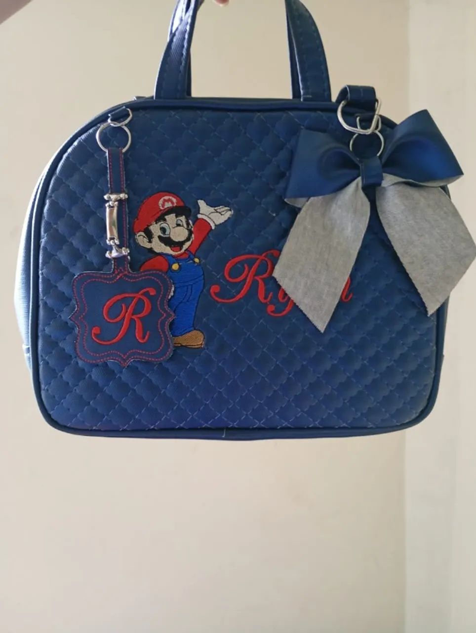Kit Bolsa Maternidade Personalizada Mario Bros