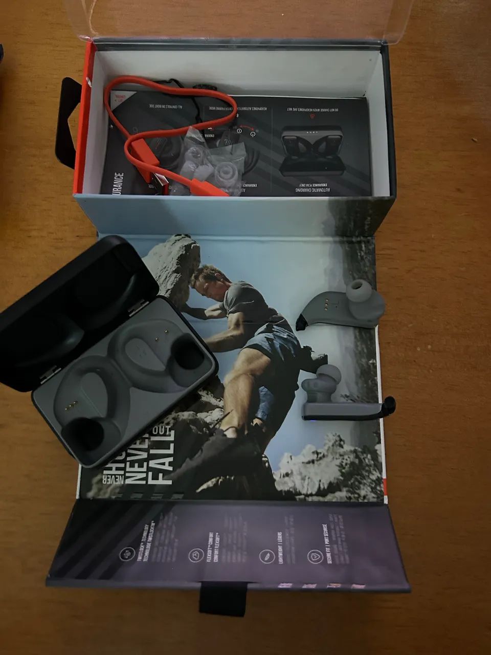 Fone JBL Endurance Peak Original Preto - Defeito / Para Conserto - Foto 6