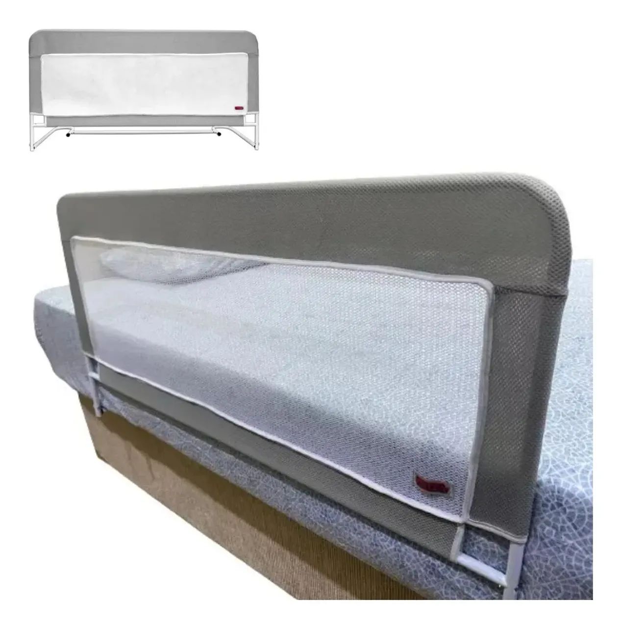 Grade de proteção cama criança idoso - Foto 4