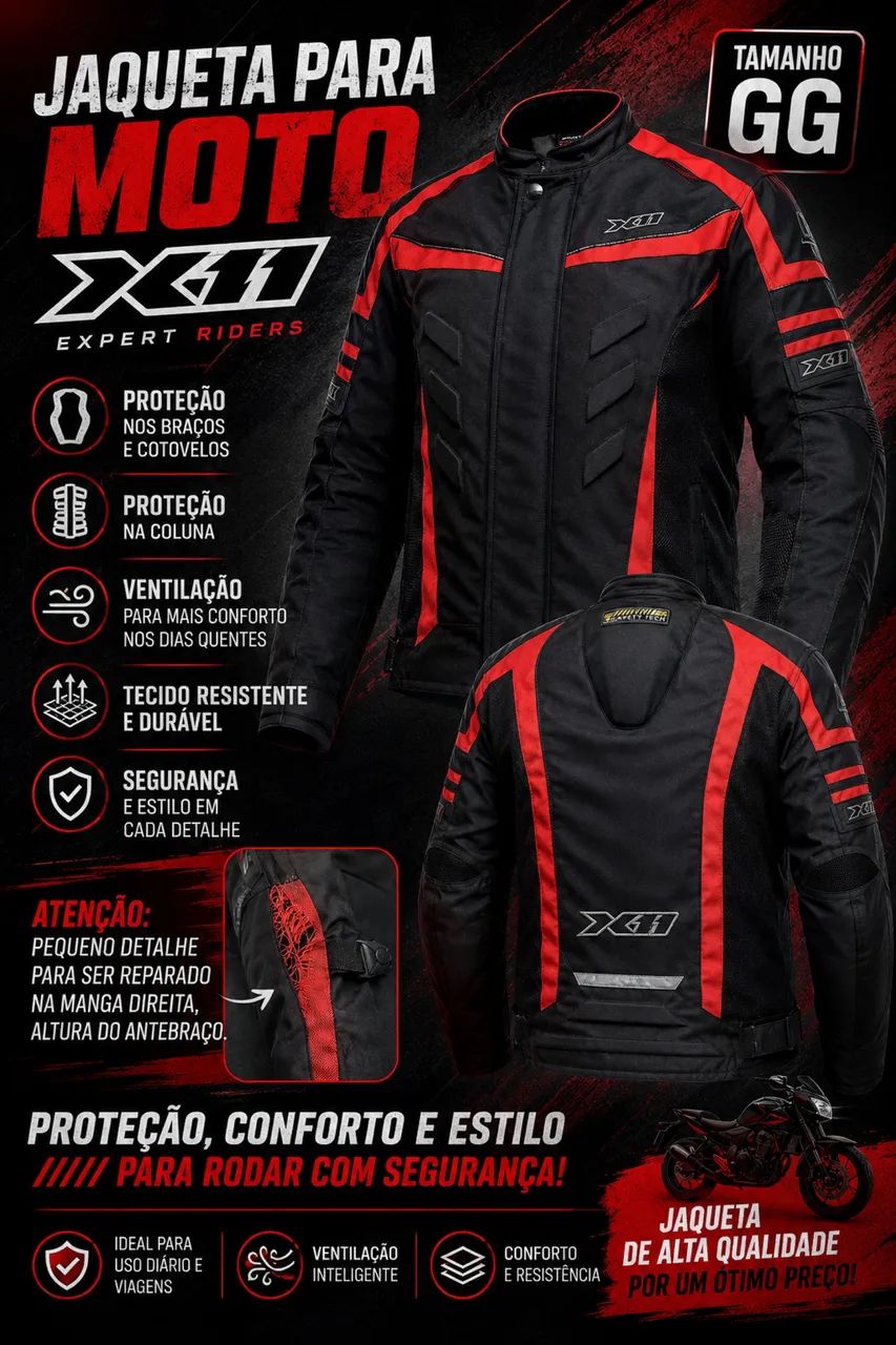 Jaqueta X 11 original usada