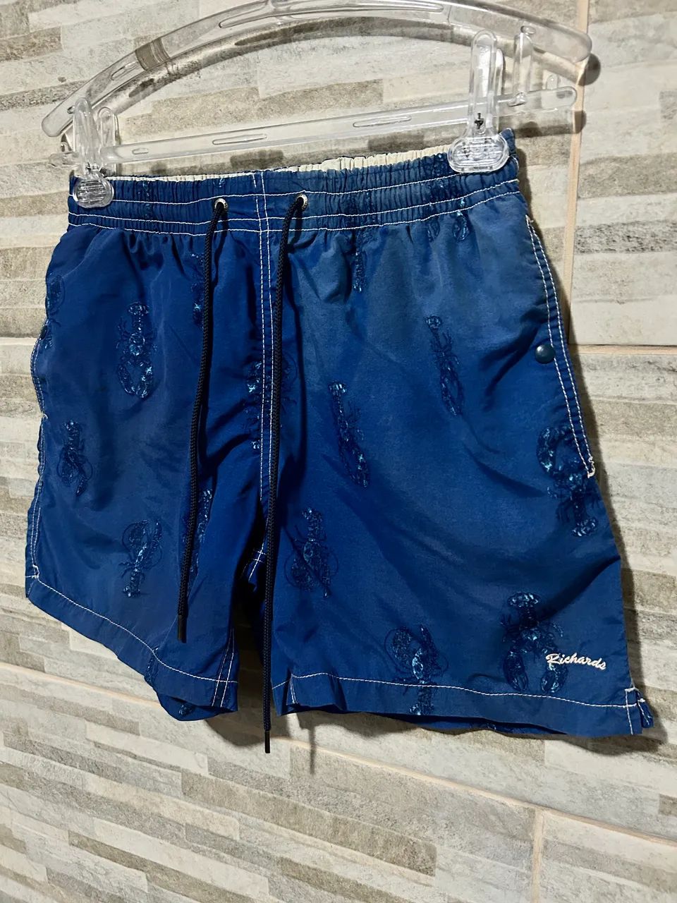 Short praia azul Richards 1 - Foto 2