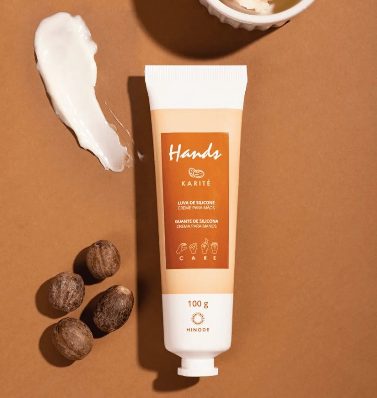 Luva De Silicone Karité Creme Para As Mãos Hands 100g - Foto 2