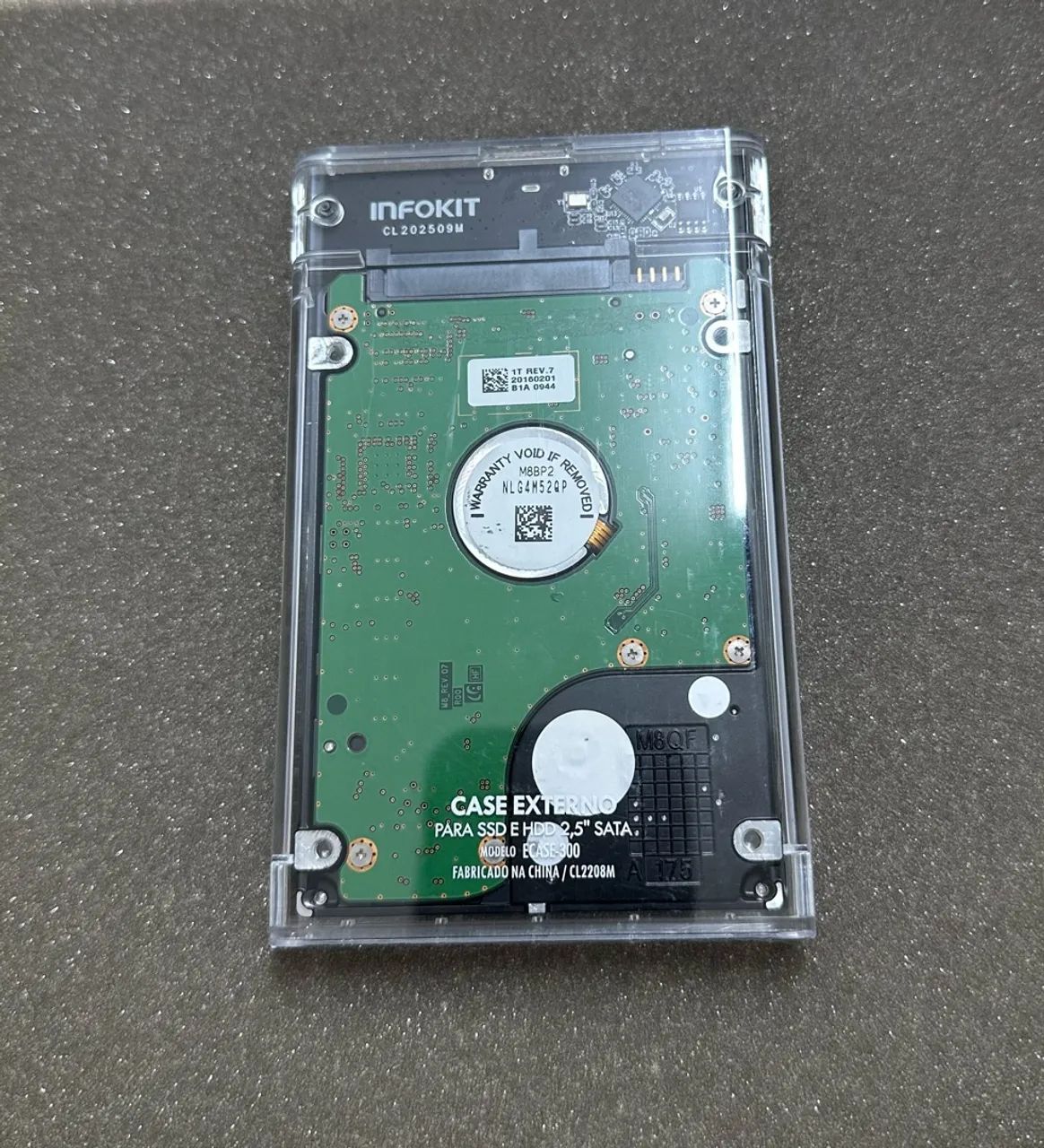 HD Externo 1TB USB 3.0 (Case Nova) - Perfeito para Backup e Arquivos - Foto 2