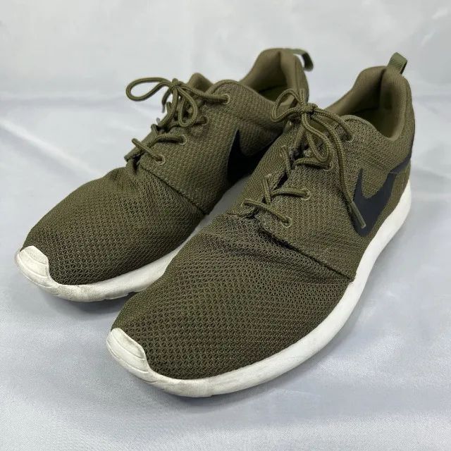 Tênis Nike Roshe Run Verde Militar Original - Foto 5