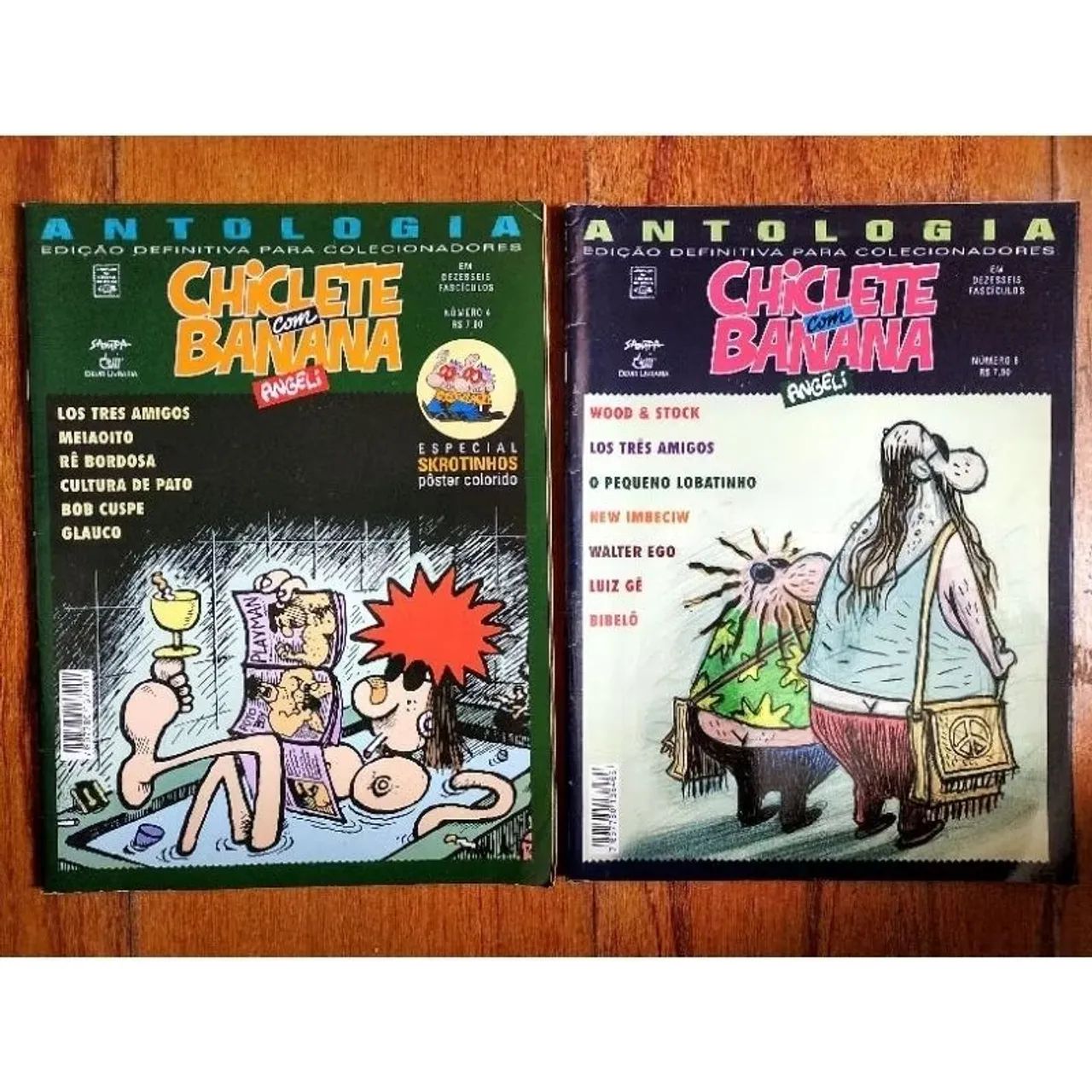 Lote 2 Revistas CHICLETE COM BANANA Angeli