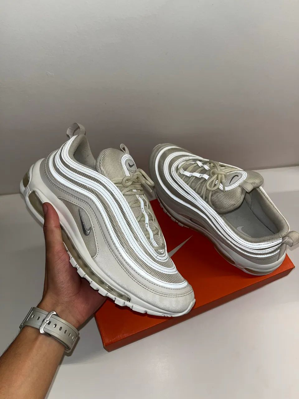 Air Max 97 Triple White Reflective  - Foto 3