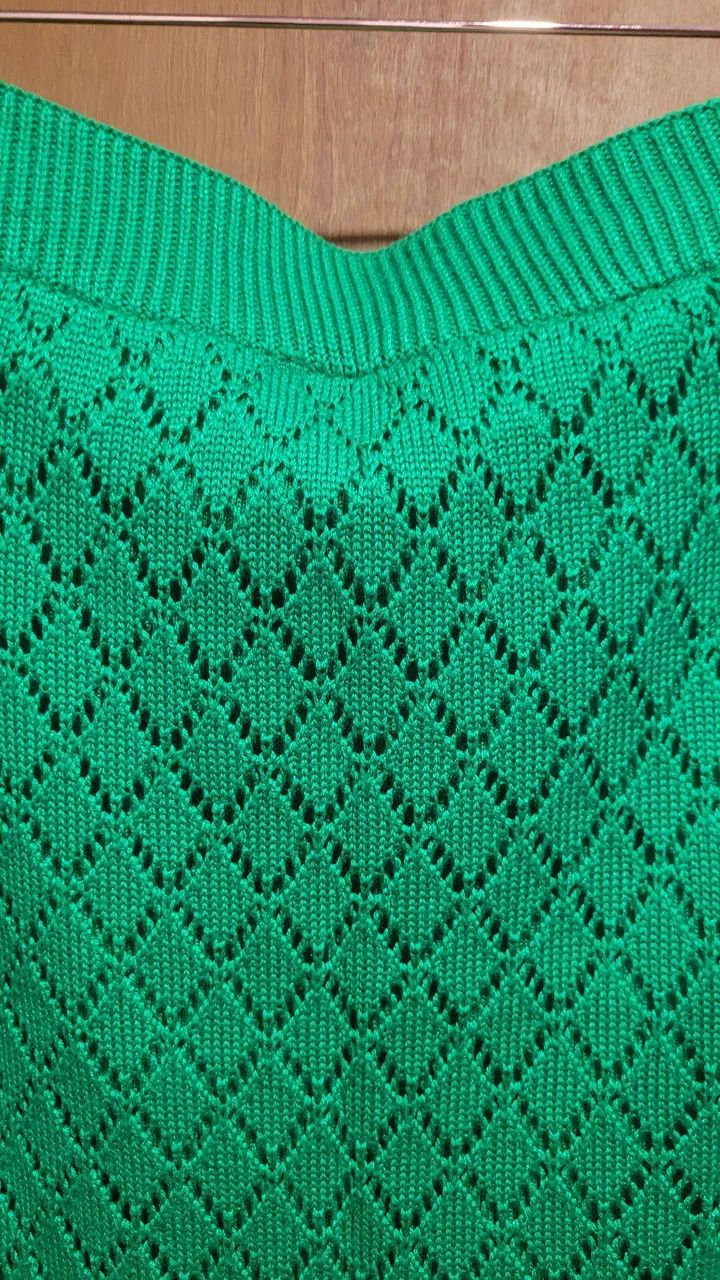 Saia verde tricot  - Foto 2