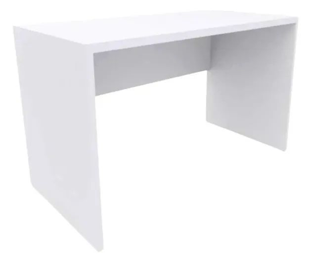 Mesa Escrivaninha Moderna Compacta Para Escritório Branco - Foto 2