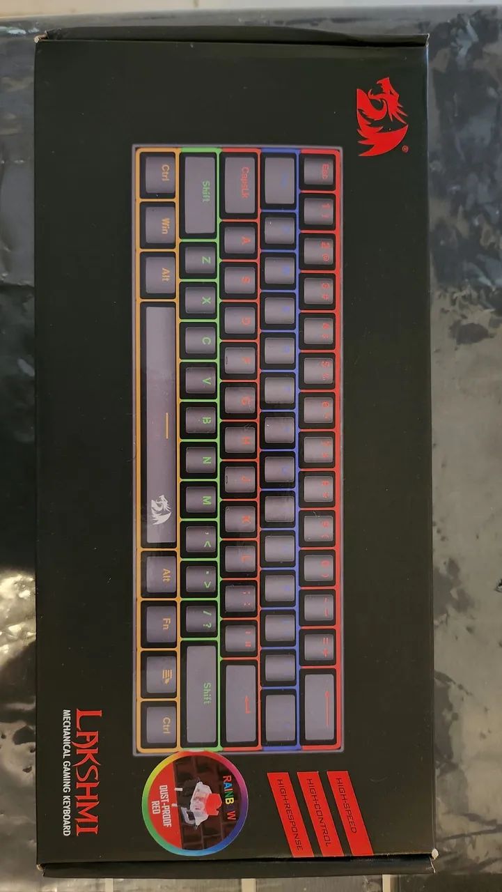 Teclado Mecânico Redragon Lakshmi Rainbow - Foto 2