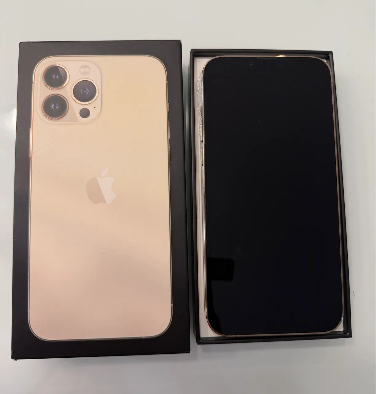 Iphone 13 pro max 1 TB - lateral Dourado - Foto 4