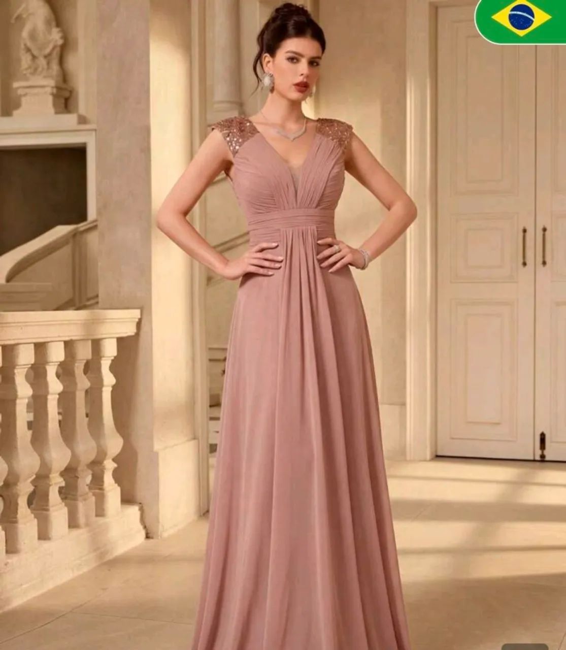 Vestido de madrinha rosa antigo  - Foto 2