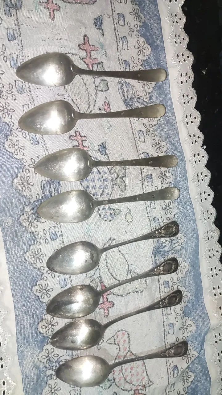 Colheres de prata