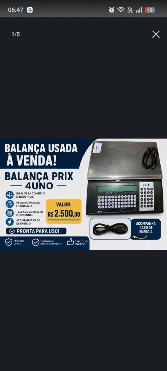 Balança 4 uno 15kg