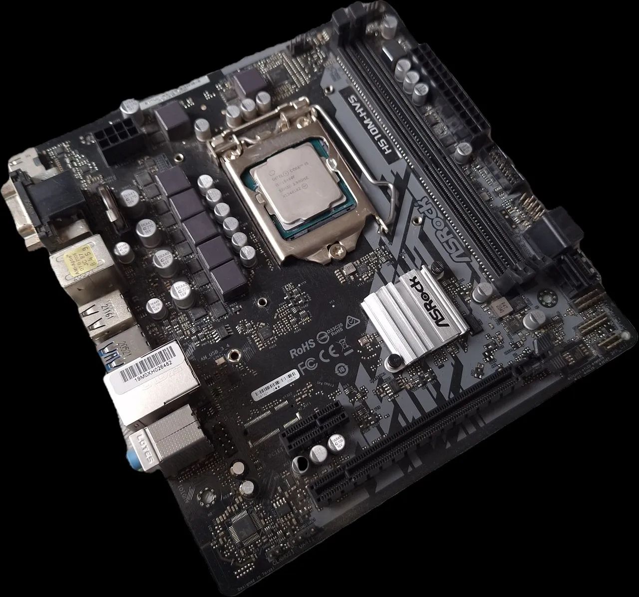 Processador Intel I5-10400F + Placa mãe Asrock H510M-HVS - Foto 2