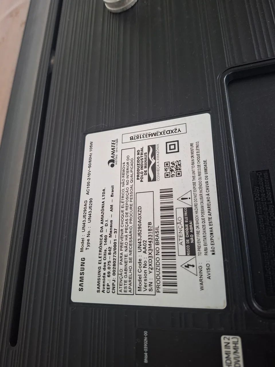 Smart tv sansung 43 polegadas - Foto 4