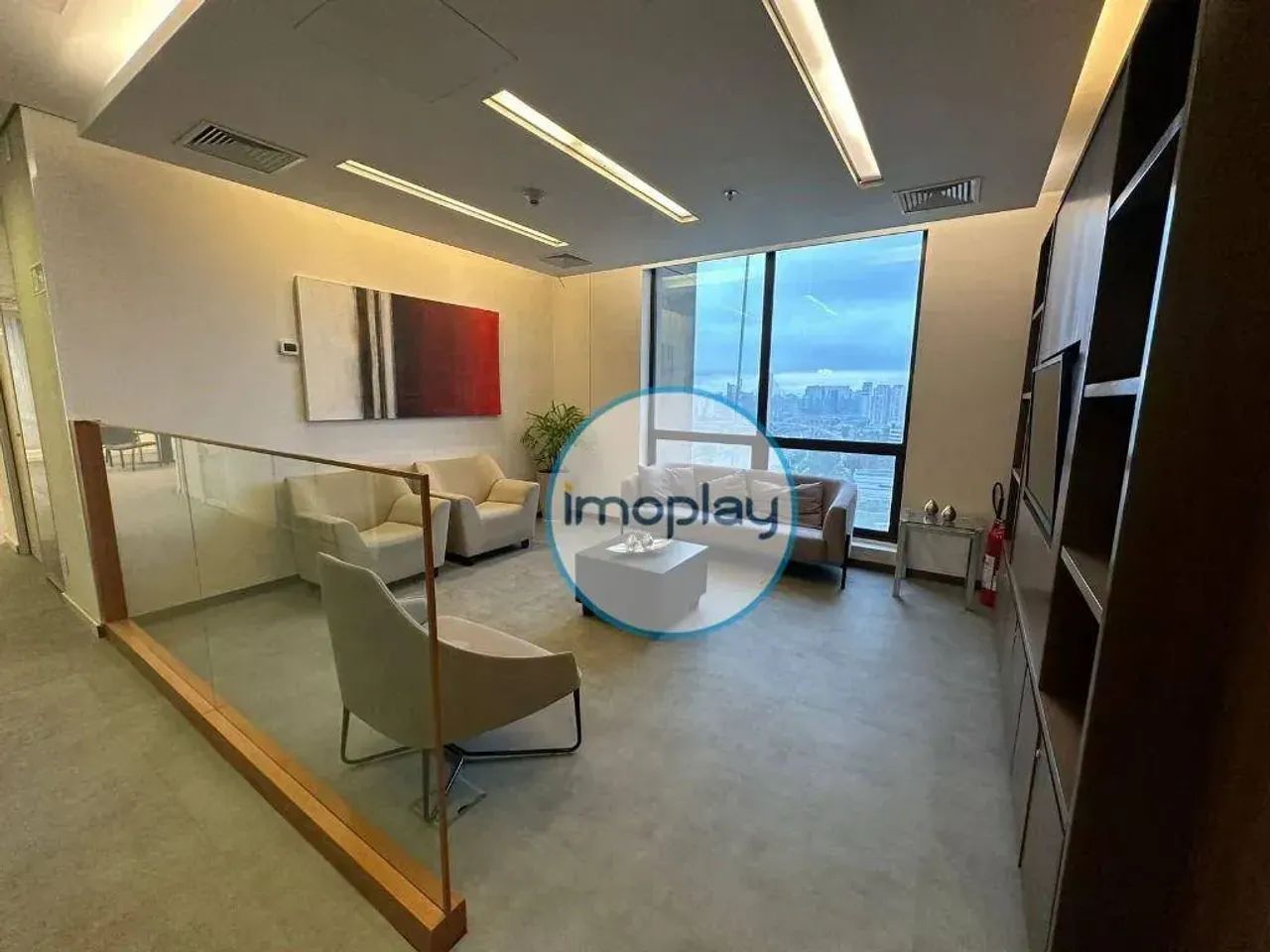 Laje comercial todo pronto para locação em prédio de altíssimo padrão. - Foto 2