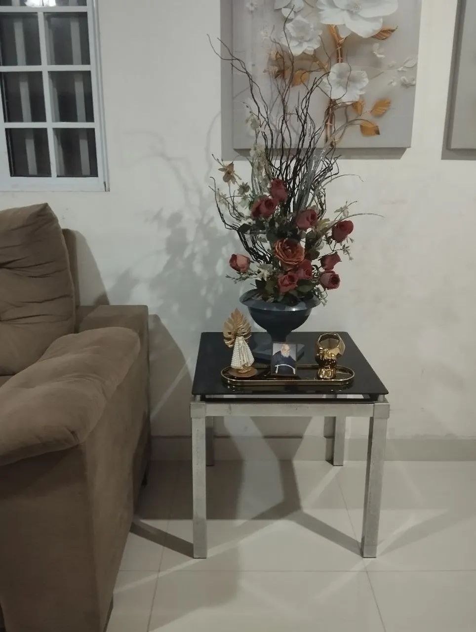 Centro de mesa e mesa de canto  - Foto 4