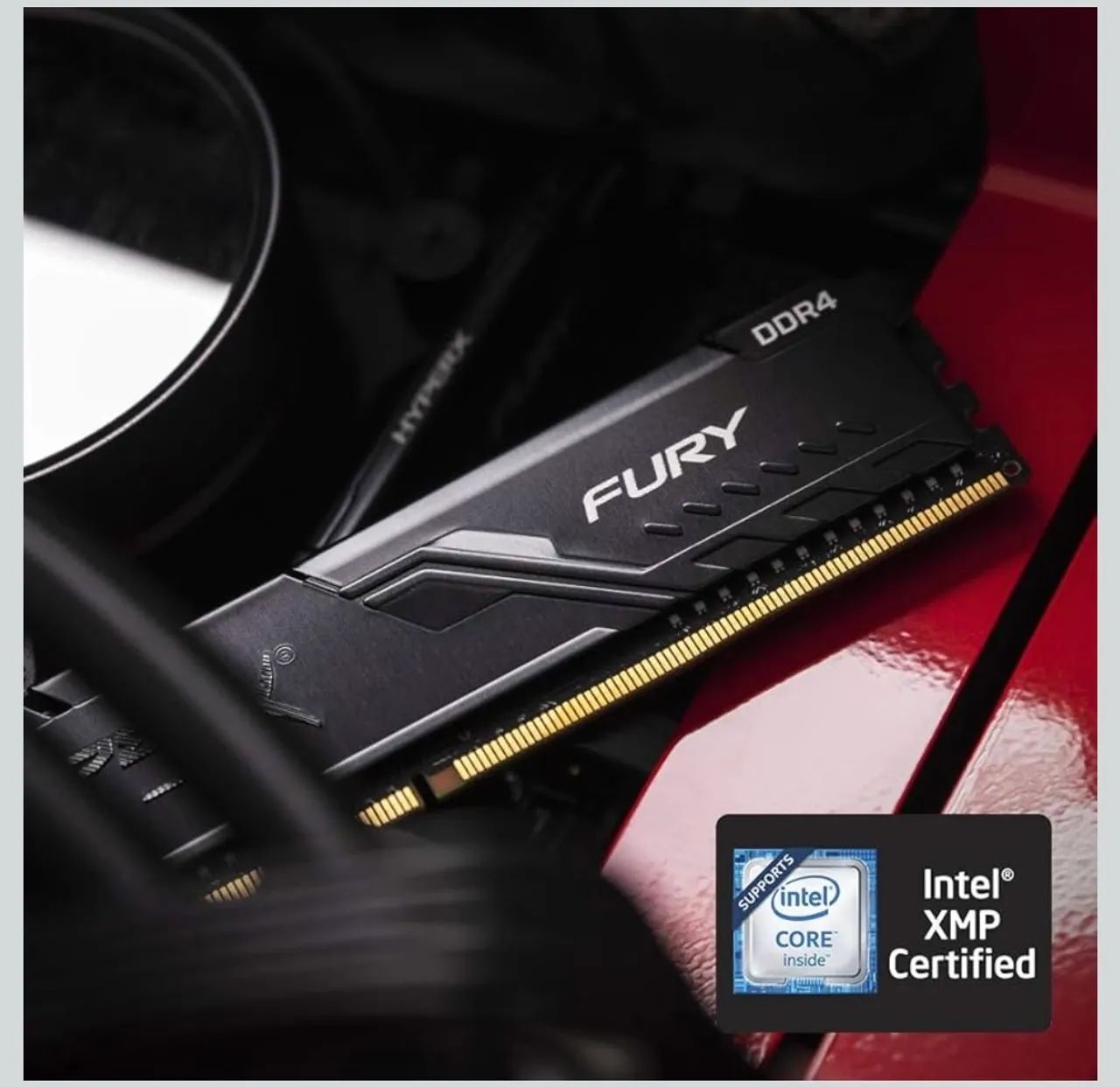 Memória RAM HyperX Fury Black 16GB DDR4 3200MHz CL16 - Foto 2