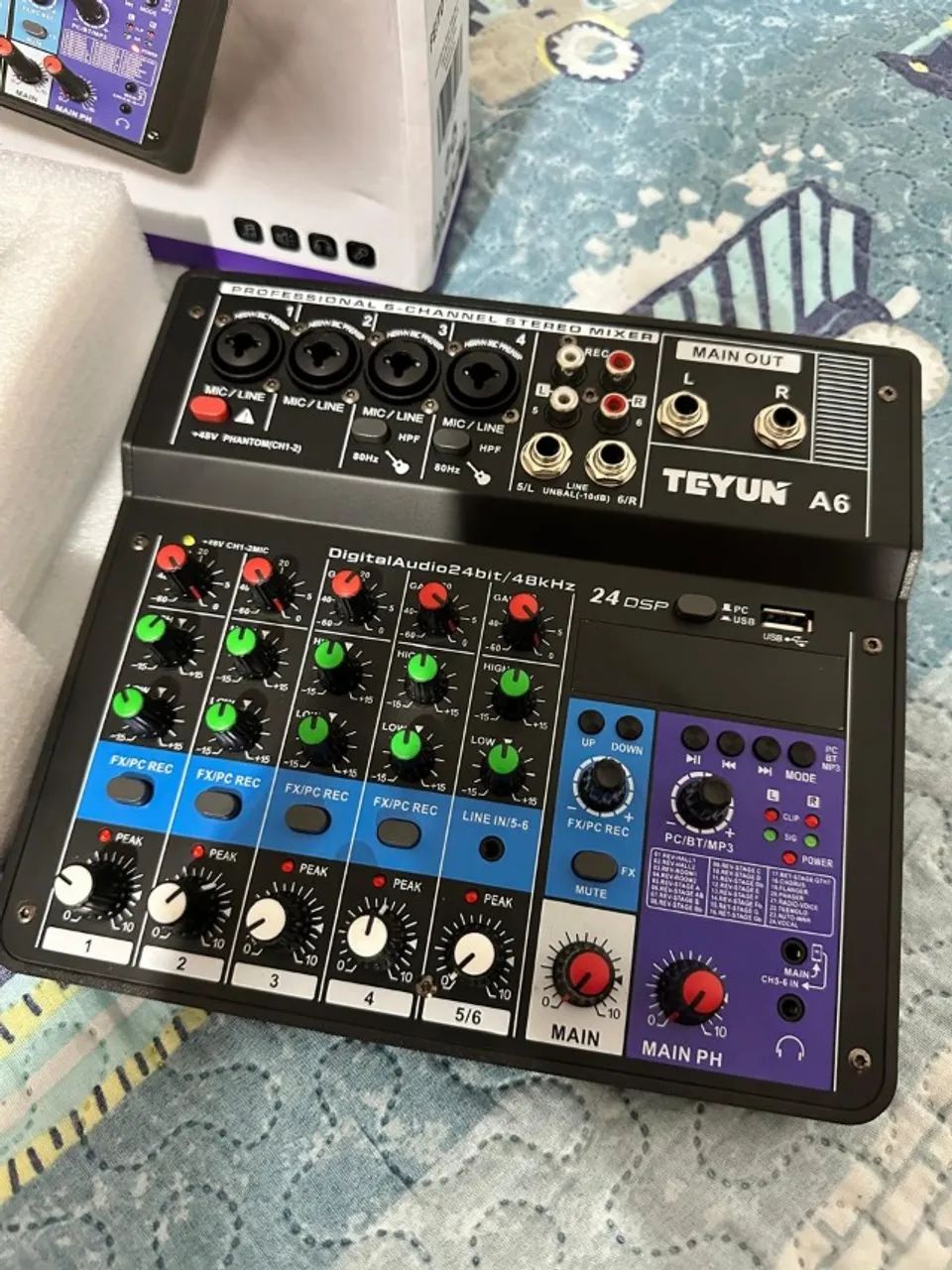 Placa de Audio Teyun A6 (novíssima)  - Foto 5