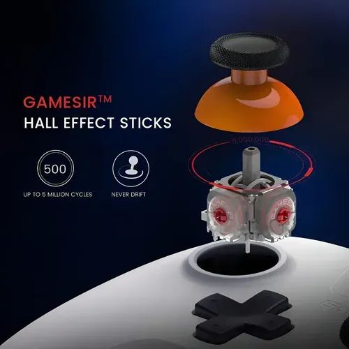 Controle Gamesir T4 Nova Lite Sem Fio Pc Switch Android Ios Steam Hall Effect  - Foto 3
