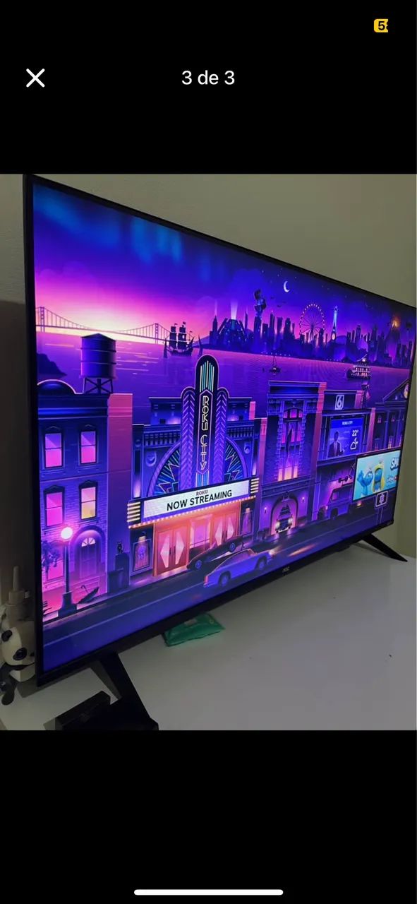 VENDO TV SMART 43 ROKU AOC - Foto 2