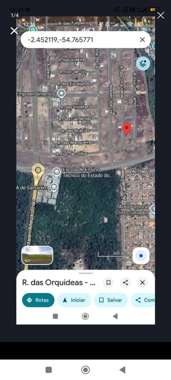 Repasso terreno na buriti 
