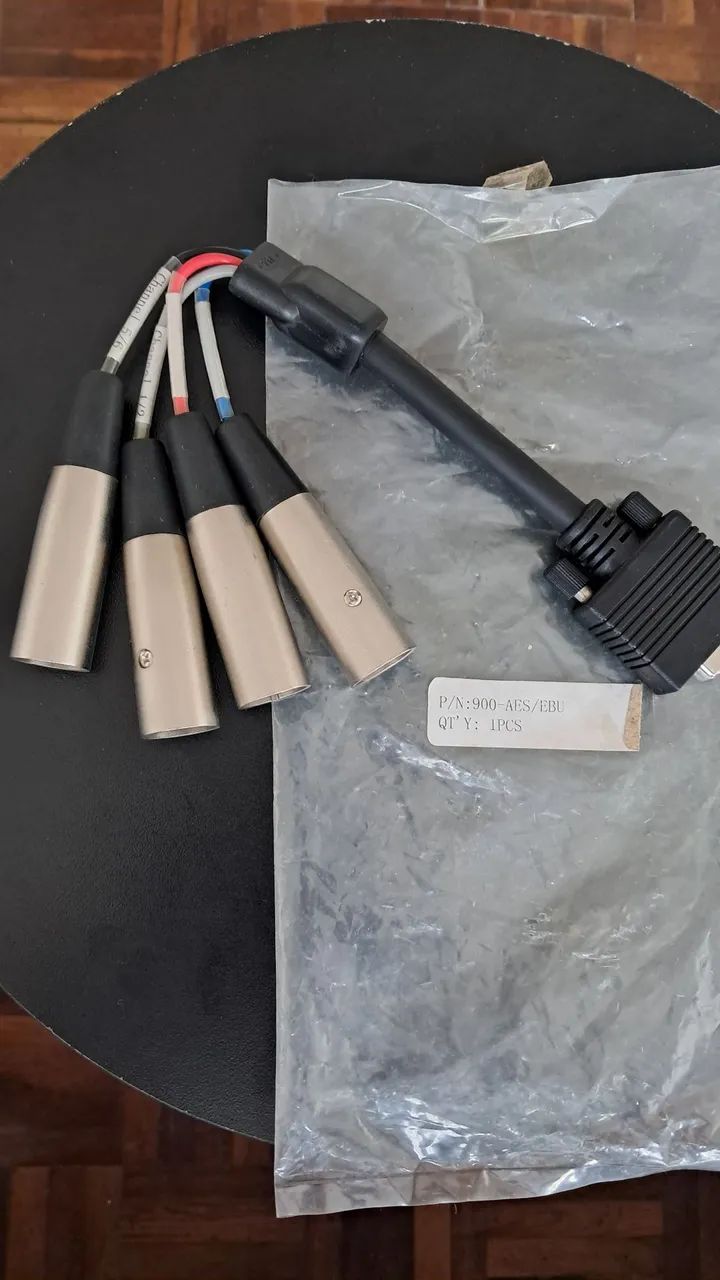 Patch cable áudio DB9 Fêmea x 4 XLR Macho - Foto 2