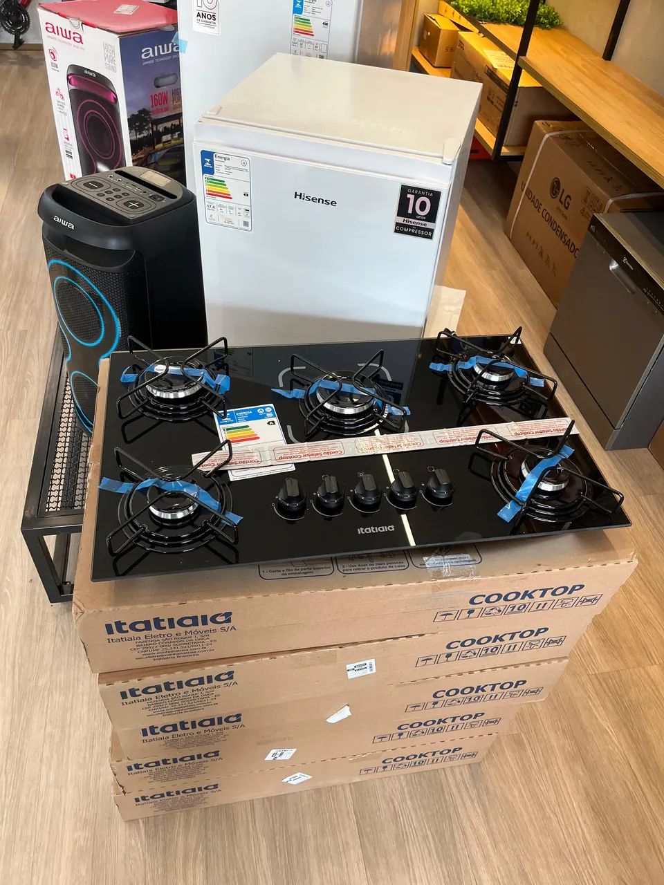 Cooktop Itatiaia 5 Bocas ESS Preto | Novo | R$ 599 no Pix  - Foto 5