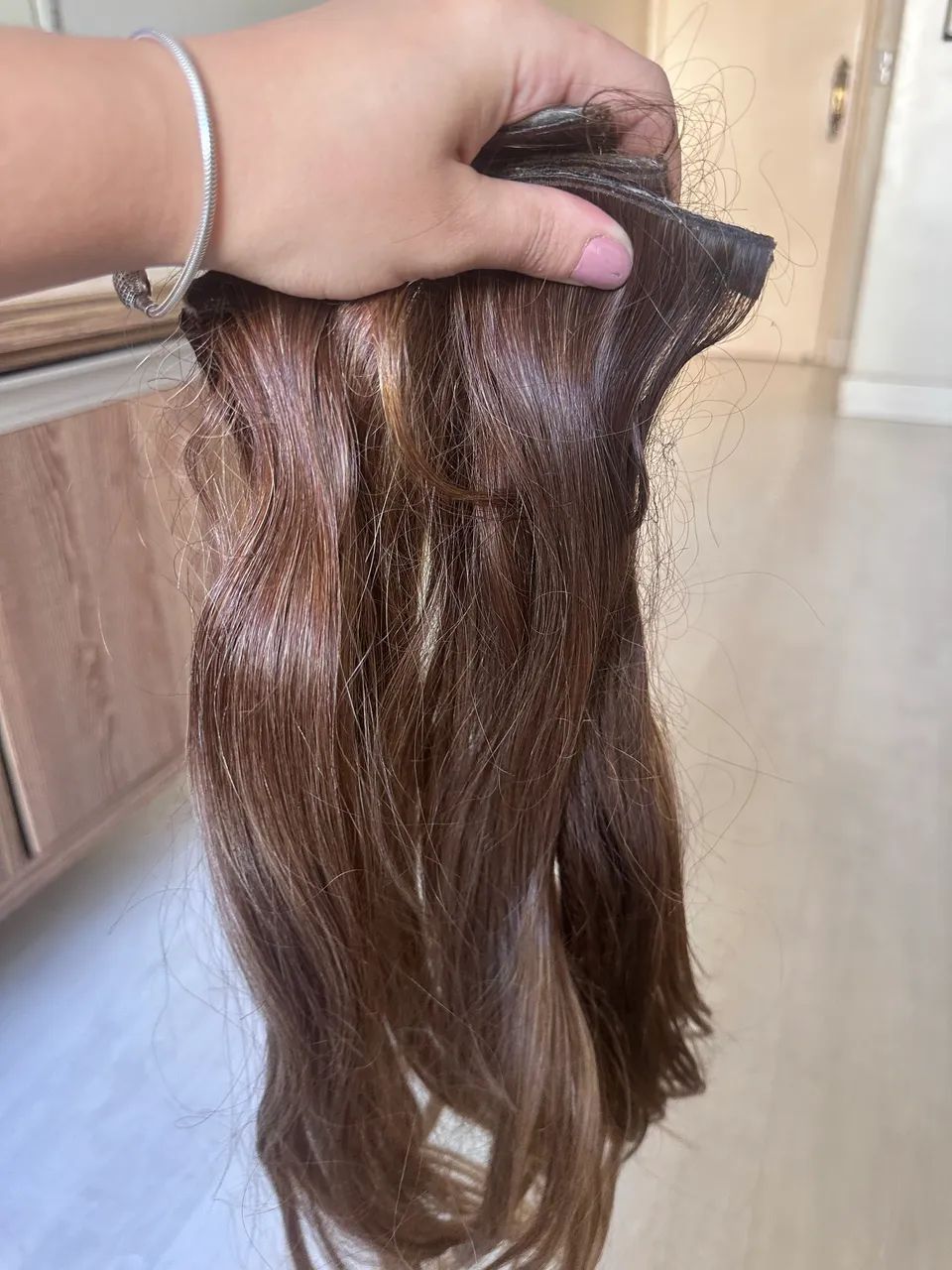Cabelo brasileiro 150 gramas  - Foto 3