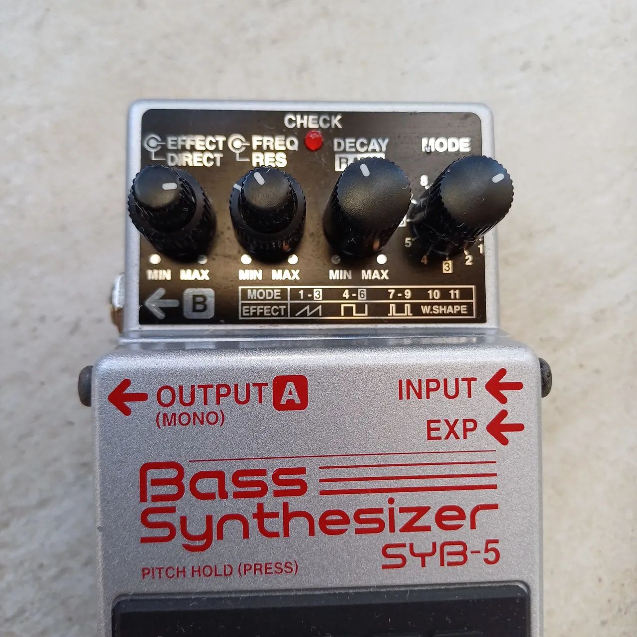 Pedal Bass Synth Boss Syb-5 - Instrumentos musicais - Vila Mascote