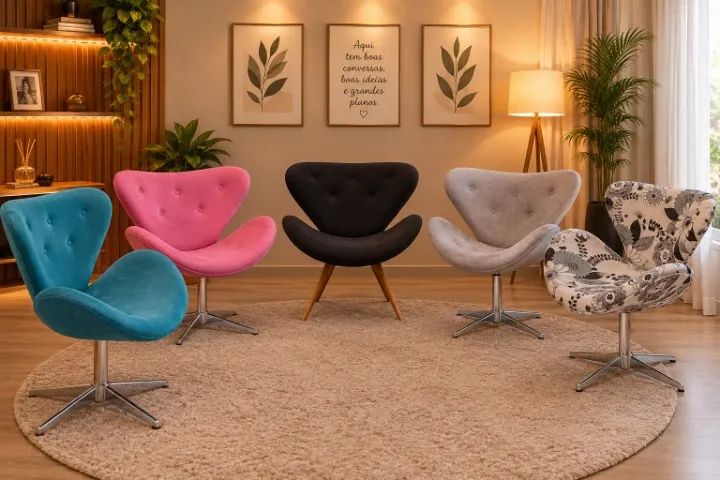Poltronas giratórias 