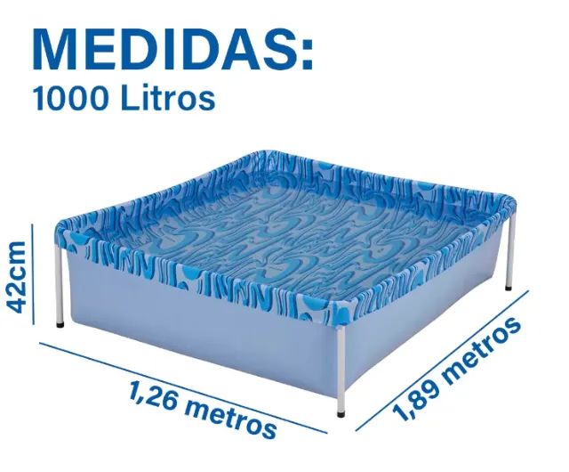 Piscina Infantil 1000 Litros Compacta e Resistente - Foto 2