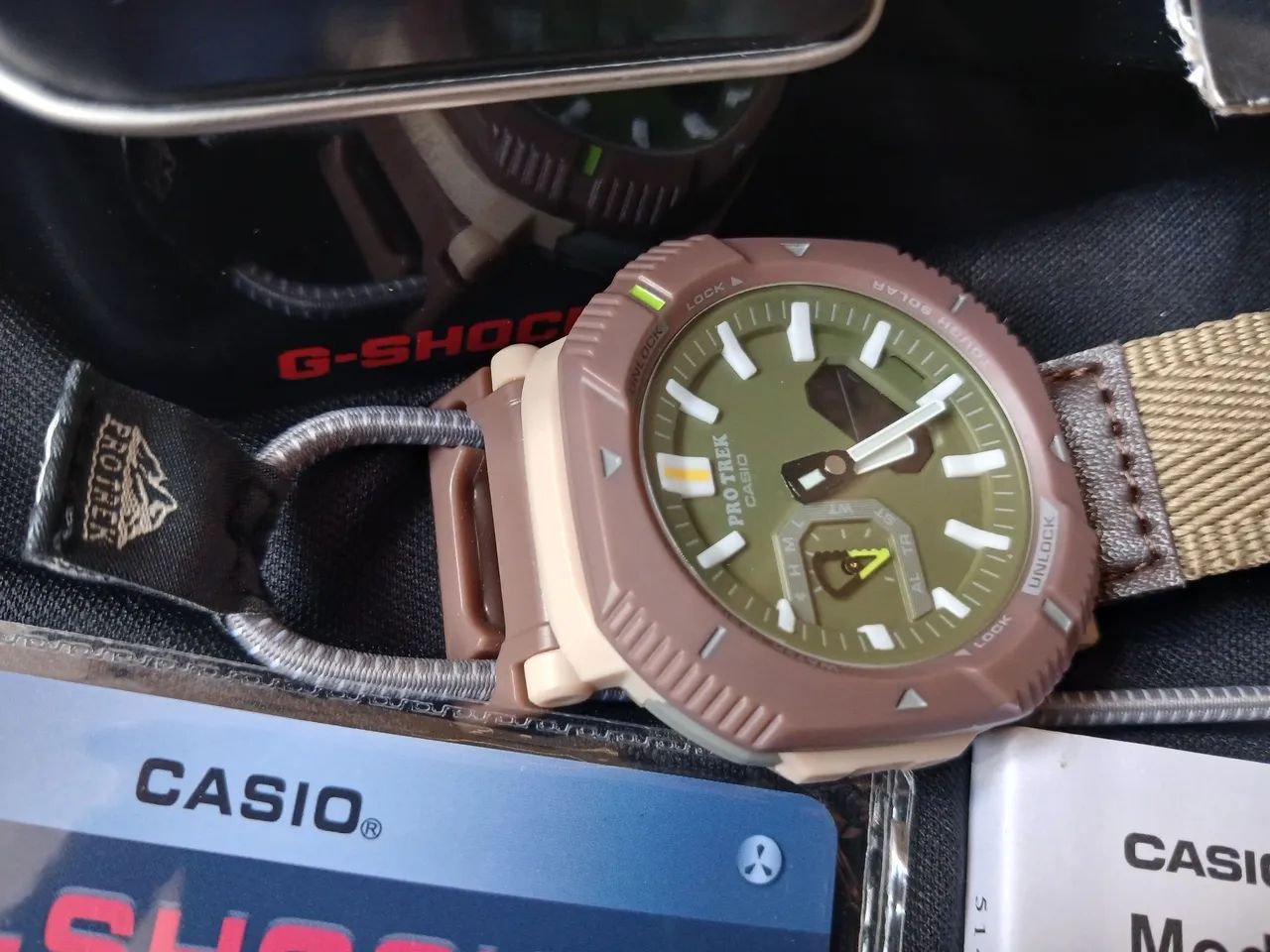 relógio Casio Pro Trek PRJ-B001B-5 - Foto 3