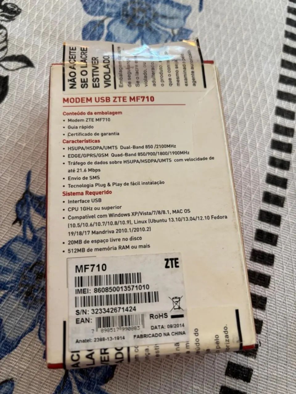 Modem 3G Max Claro ZTE MF710 - Foto 3