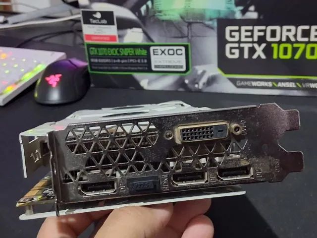 Placa de Vídeo Nvidia Galax GeForce GTX 1070 - Placas de Vídeo