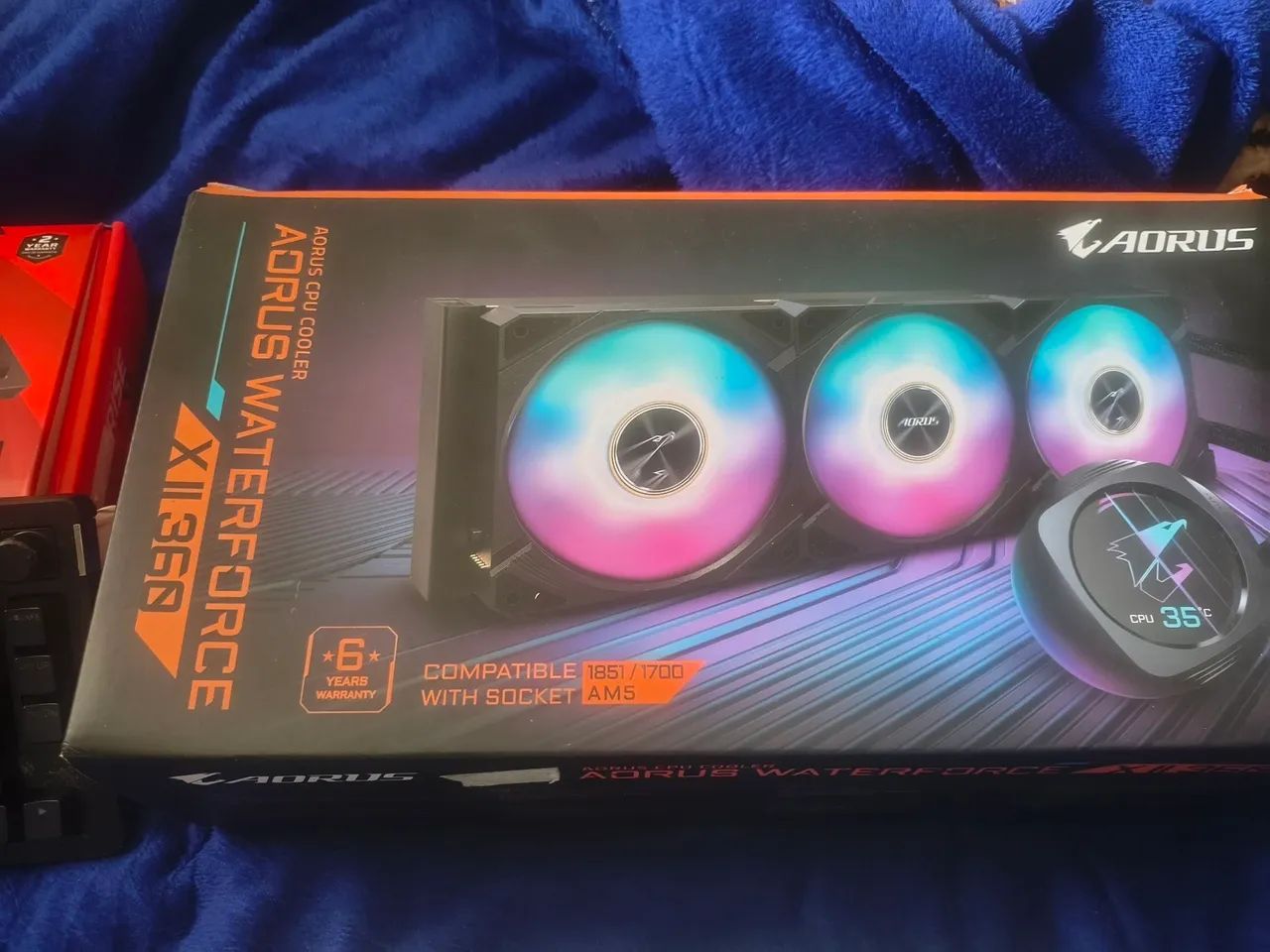 Placa b850m Eagle gigabyte + water cooler water force xiii 360 - Foto 5