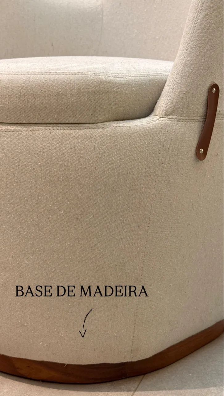 POLTRONAS DE LINHO, ÓTIMO ACABAMENTO  - Foto 4