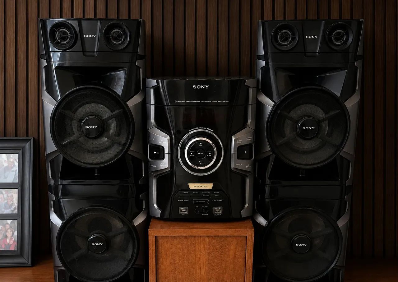 Som mini system com caixas  - Foto 2