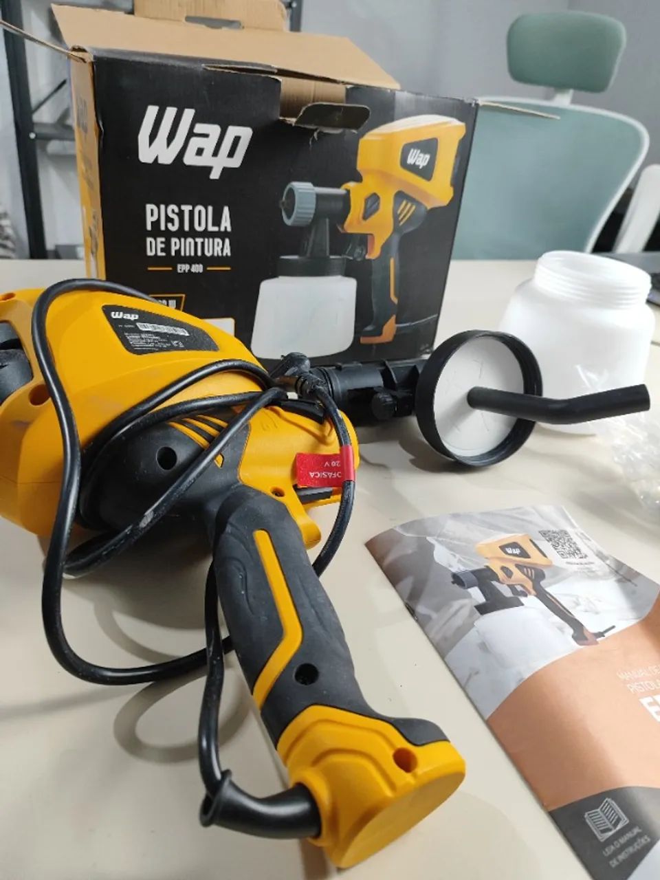 Pistola de Pintura WAP EPP 400 220V - Praticamente Nova (Usada 1x na Caixa)