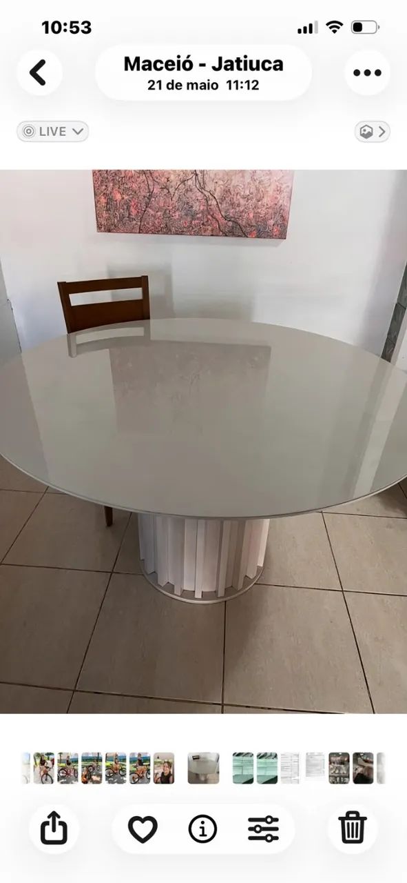Mesa de jantar redonda - Foto 2