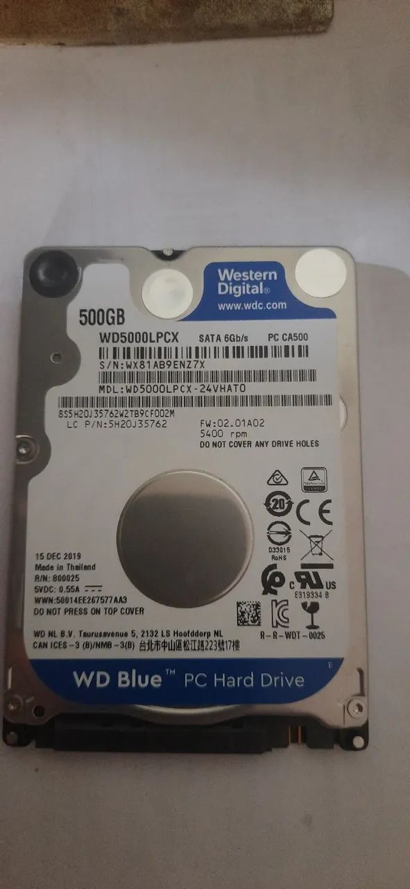 Hd para notebook 500gb428513435625738240