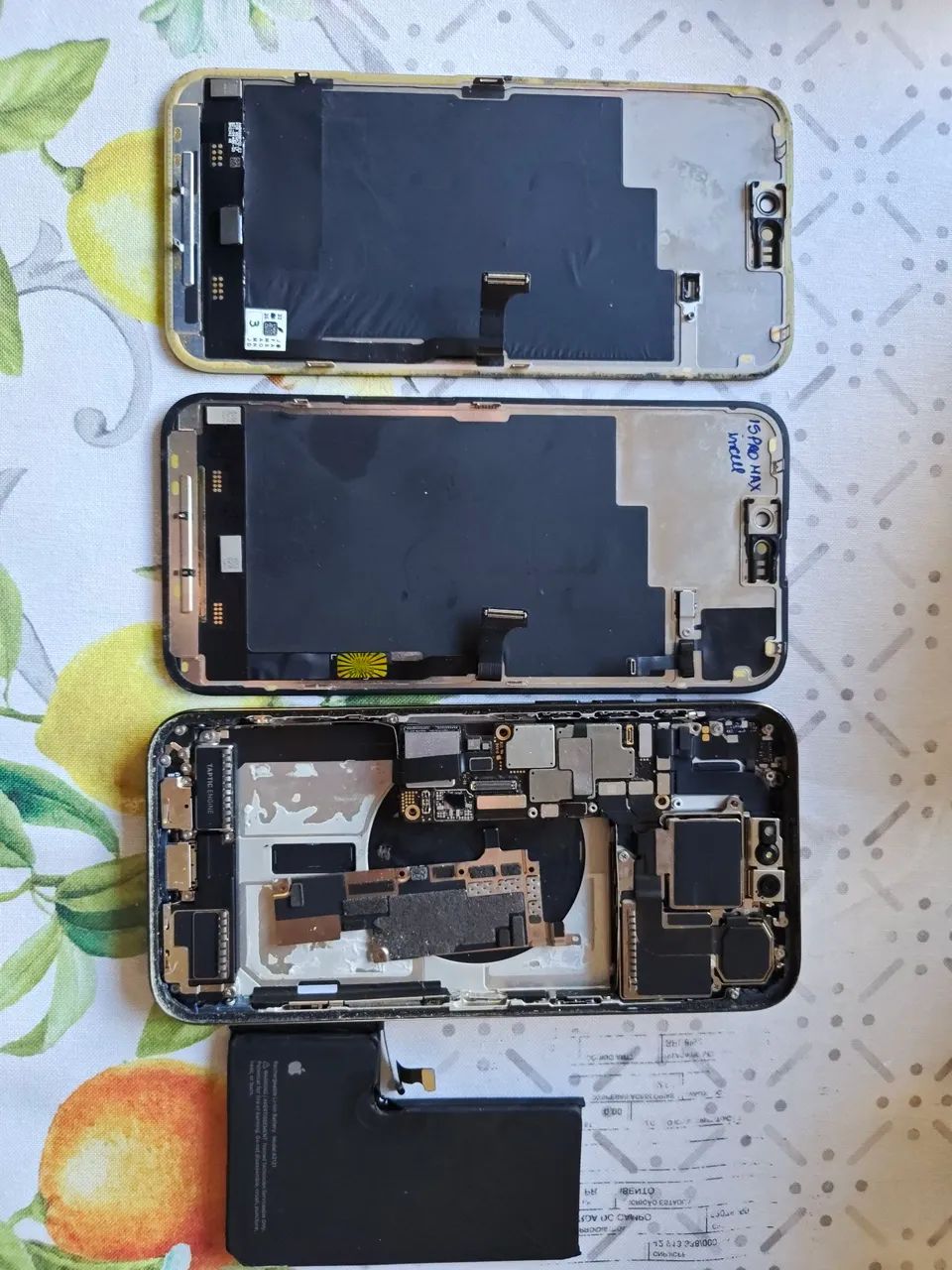 Peças iphone 15 pro max