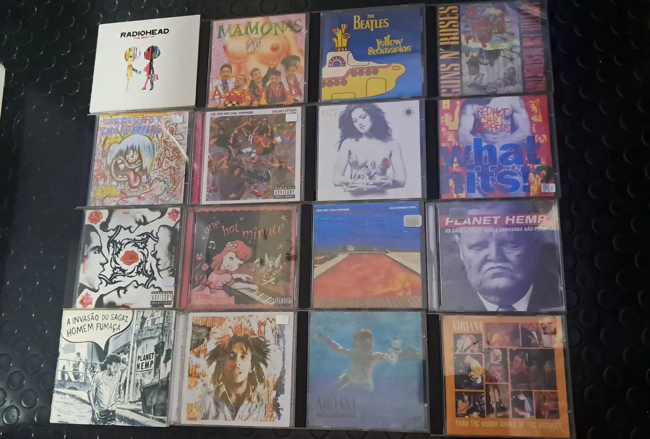 Lote de cds de Rock Red Hot, Rage Against, Audioslave, Guns and