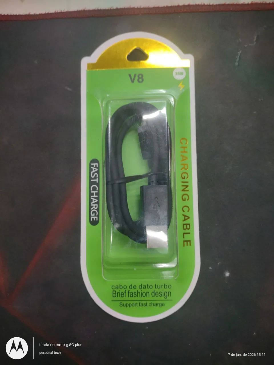 Cabo USB turbo V8