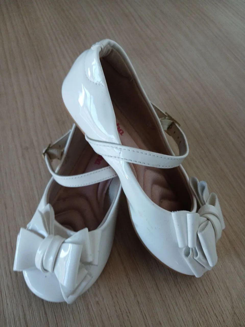 Sapato boneca molequinha 27 branco - Foto 3