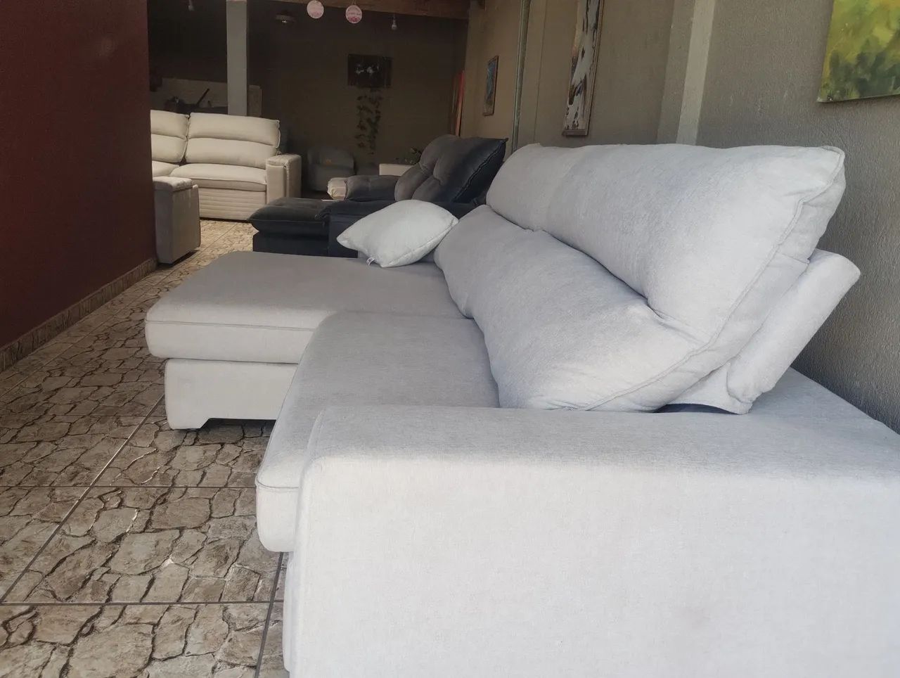 Venha conferir,novo lote de sofás,salvados  - Foto 3